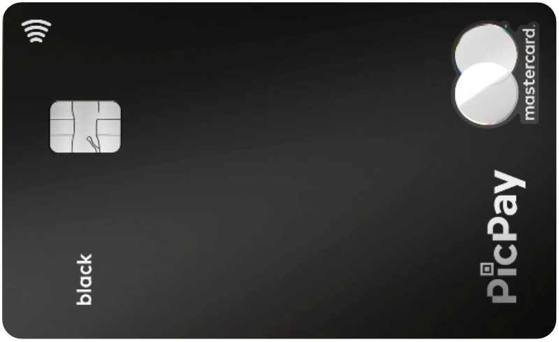 Imagem do cartão PicPay Card Epic Mastercard Black