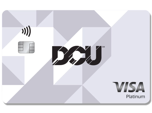 Card image DCU Visa® Platinum Secured