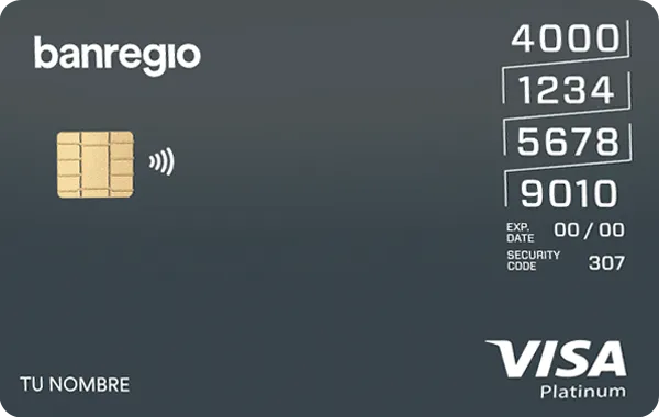 Imagen de la tarjeta Tarjeta Platinum Banregio