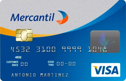 Imagen de la tarjeta Visa Clásica Mercantil