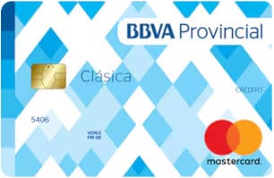 Tarjeta de crédito Clásica BBVA Provincial