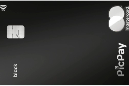 Cartão de crédito PicPay Card Epic Mastercard Black Imagem do cartão de crédito PicPay Card Epic Mastercard Black