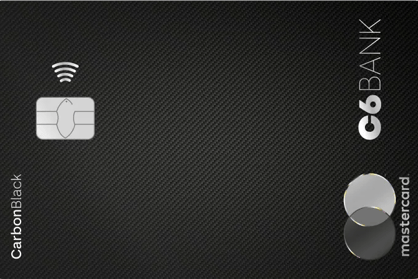 Imagem do cartão de crédito C6 Carbon Mastercard Black