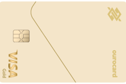 Imagem do cartão de crédito Ourocard Visa Gold