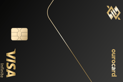 Imagem do cartão de crédito Ourocard Visa Infinite